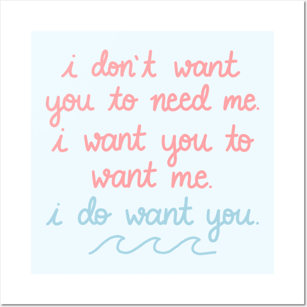 I Do Want You Wall Art by Sofia Kaitlyn Company